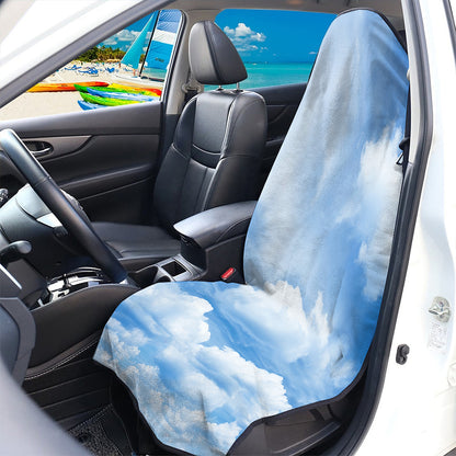 Sky Cloud Print Waterproof Car Seat Cover