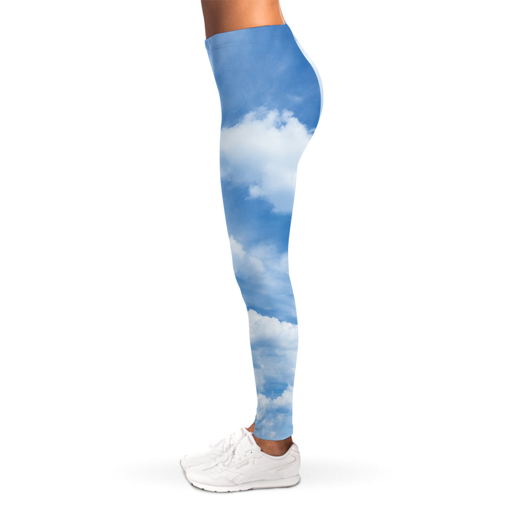 Sky Cloud Print Women's Leggings