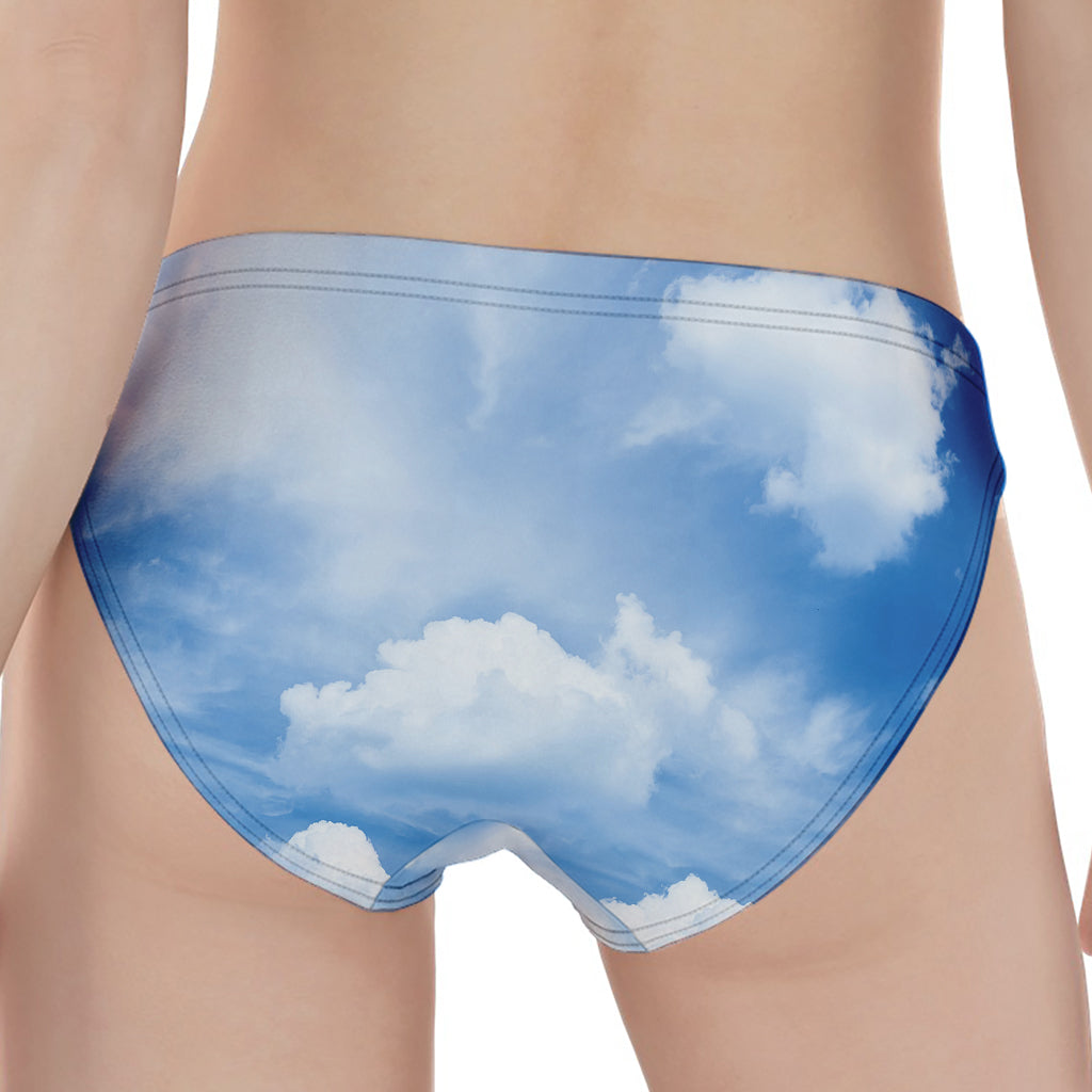 Sky Cloud Print Women's Panties