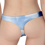 Sky Cloud Print Women's Thong