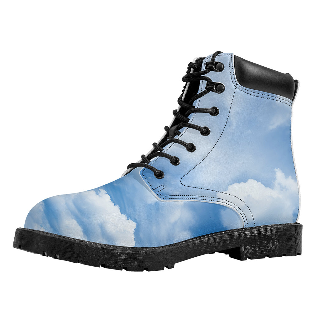 Sky Cloud Print Work Boots