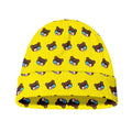 Sleeping Bear Emoji Pattern Print Beanie