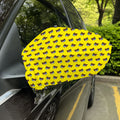 Sleeping Bear Emoji Pattern Print Car Side Mirror Covers