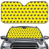 Sleeping Bear Emoji Pattern Print Car Windshield Sun Shade