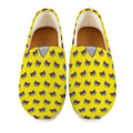 Sleeping Bear Emoji Pattern Print Casual Shoes