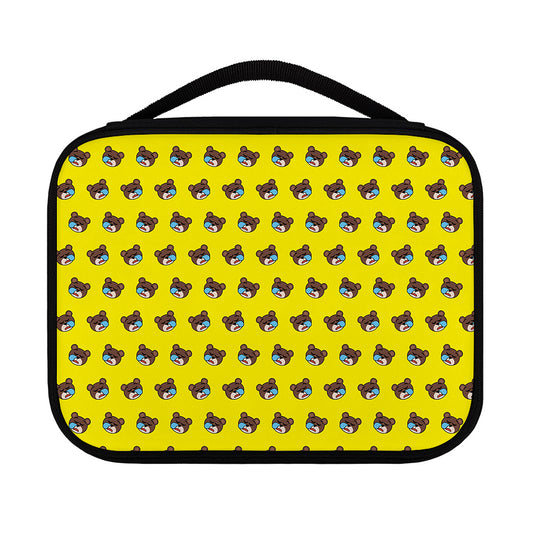 Sleeping Bear Emoji Pattern Print Classic Bible Case