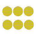 Sleeping Bear Emoji Pattern Print Coaster Set
