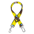Sleeping Bear Emoji Pattern Print Dog Seat Belt
