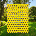 Sleeping Bear Emoji Pattern Print Garden Flag