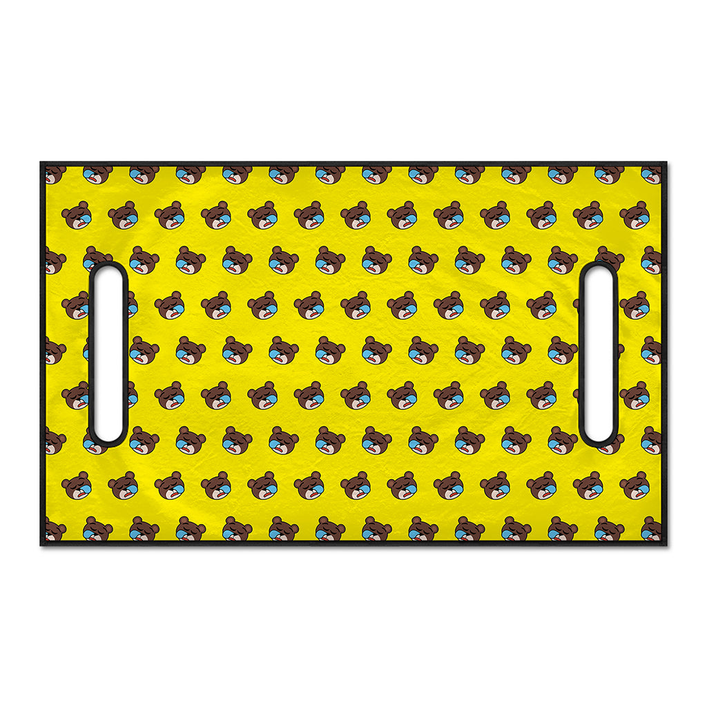 Sleeping Bear Emoji Pattern Print Golf Cart Seat Cover