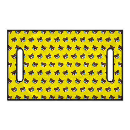 Sleeping Bear Emoji Pattern Print Golf Cart Seat Cover