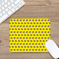 Sleeping Bear Emoji Pattern Print Mouse Pad