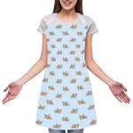 Sleeping Chihuahua Pattern Print Adjustable Apron