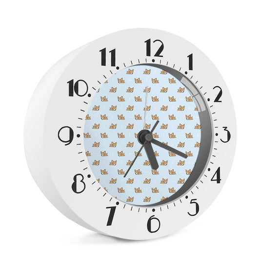 Sleeping Chihuahua Pattern Print Alarm Clock