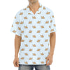 Sleeping Chihuahua Pattern Print Aloha Shirt