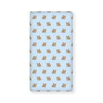 Sleeping Chihuahua Pattern Print Baby Crib Sheet