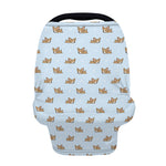 Sleeping Chihuahua Pattern Print Baby Seat Cover