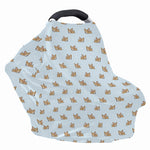 Sleeping Chihuahua Pattern Print Baby Seat Cover