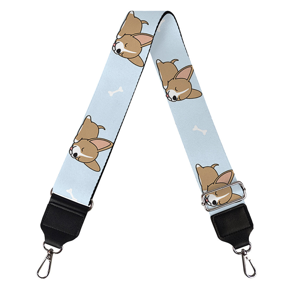 Sleeping Chihuahua Pattern Print Bag Strap