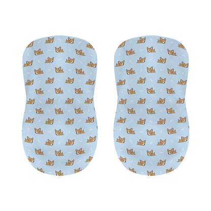 Sleeping Chihuahua Pattern Print Bar Stool Covers