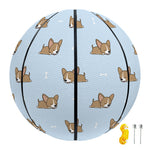 Sleeping Chihuahua Pattern Print Basketball