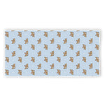 Sleeping Chihuahua Pattern Print Beach Towel