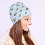 Sleeping Chihuahua Pattern Print Beanie
