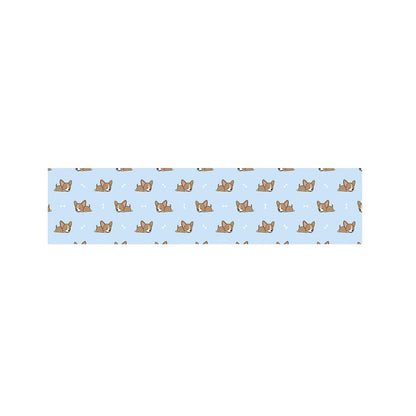 Sleeping Chihuahua Pattern Print Bed Runner