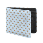 Sleeping Chihuahua Pattern Print Bifold Wallet