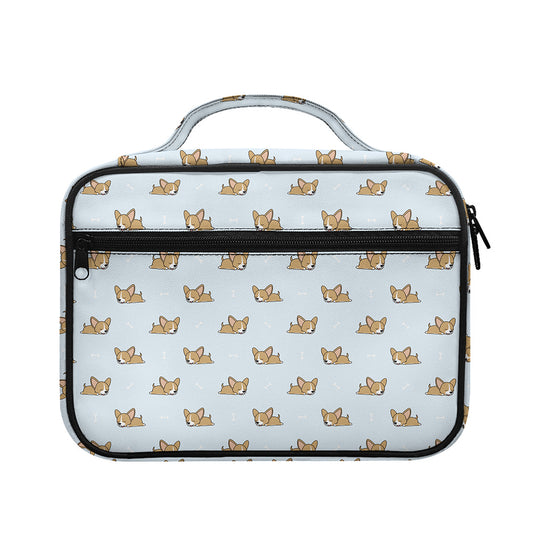 Sleeping Chihuahua Pattern Print Briefcase Bible Bag