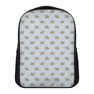 Sleeping Chihuahua Pattern Print Casual Backpack