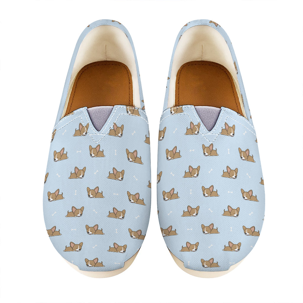 Sleeping Chihuahua Pattern Print Casual Shoes