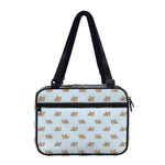 Sleeping Chihuahua Pattern Print Double Strap Bible Bag