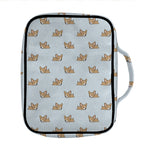 Sleeping Chihuahua Pattern Print Front Pocket Bible Bag