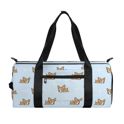 Sleeping Chihuahua Pattern Print Gym Bag