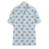 Sleeping Chihuahua Pattern Print Hawaiian Shirt