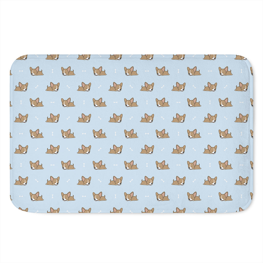 Sleeping Chihuahua Pattern Print Indoor Door Mat