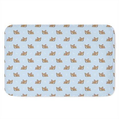 Sleeping Chihuahua Pattern Print Indoor Door Mat
