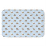 Sleeping Chihuahua Pattern Print Indoor Door Mat