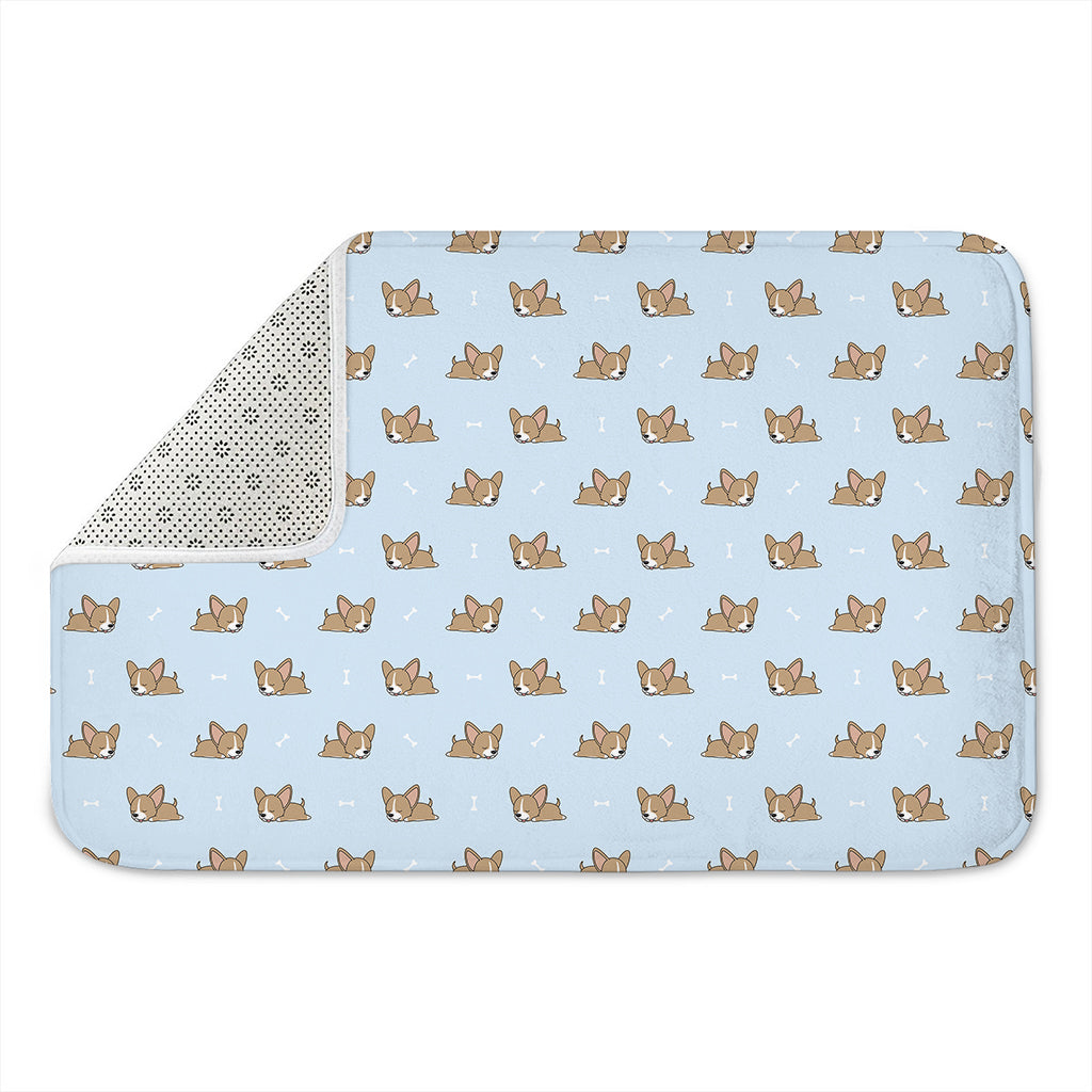 Sleeping Chihuahua Pattern Print Indoor Door Mat