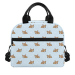 Sleeping Chihuahua Pattern Print Insulated Lunch Bag