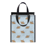 Sleeping Chihuahua Pattern Print Insulated Lunch Tote