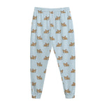 Sleeping Chihuahua Pattern Print Jogger Pants