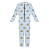 Sleeping Chihuahua Pattern Print Jumpsuit