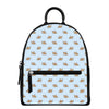 Sleeping Chihuahua Pattern Print Leather Backpack