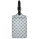 Sleeping Chihuahua Pattern Print Luggage Tag