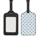 Sleeping Chihuahua Pattern Print Luggage Tag