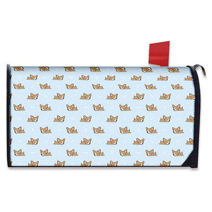 Sleeping Chihuahua Pattern Print Mailbox Cover