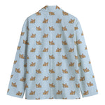 Sleeping Chihuahua Pattern Print Men's Blazer