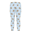 Sleeping Chihuahua Pattern Print Men's leggings